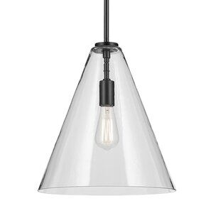 Kichler Everly Cone Pendant Lighting -4220BK -  Retails $179 - New in Box